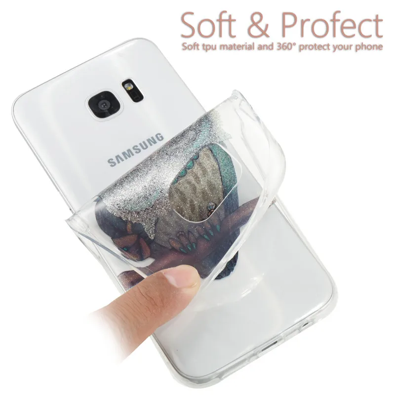Howanni чехол для Samsung Galaxy S7 Edge G935F флэш порошок мягкий Красочные Телефонные чехлы