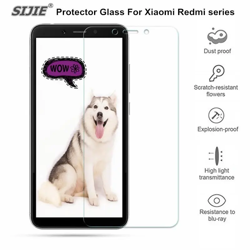 Защитное стекло для XIAOMI REDMi 7 5 6 6A Note Pro mi 8 lite 9 SE Pocophone F1 5X A1 6X A2 закаленное защитное