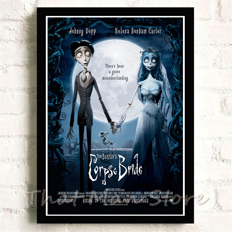 Постеры по фильму Тима Бертона Труп невесты. Настенный постер Декор для дома 42*30