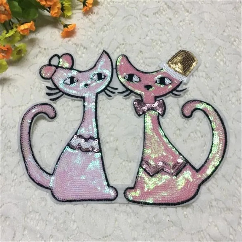 Одежда для мужчин и девочек с блестками заплатками 23 см одежда пар изображением