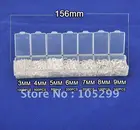 Оптовая продажа, партия 2400 шт., 3-5-6-7-8-9 мм, блестящие серебряные детали, серебряные аксессуары для ювелирных изделий, Колечки