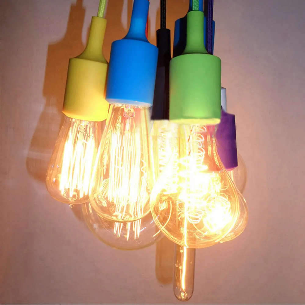 Подвесная лампа E27 цветная винтажная|light dining|colorful pendant lamppendant lamp |