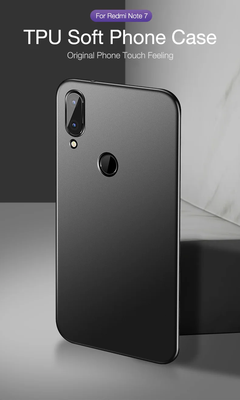Мягкий чехол для телефона CAFELE для Xiaomi Redmi Note 7 8 pro, Ультратонкий чехол из ТПУ для Redmi Note7 8 pro, силиконовый защитный чехол
