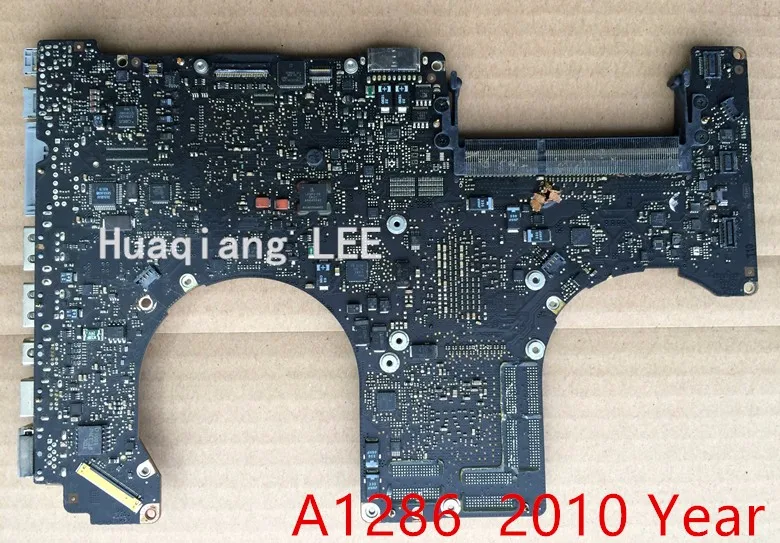 Неисправная материнская плата 820 2850 A для MacBook Pro aA1286 ремонт материнской платы MC371