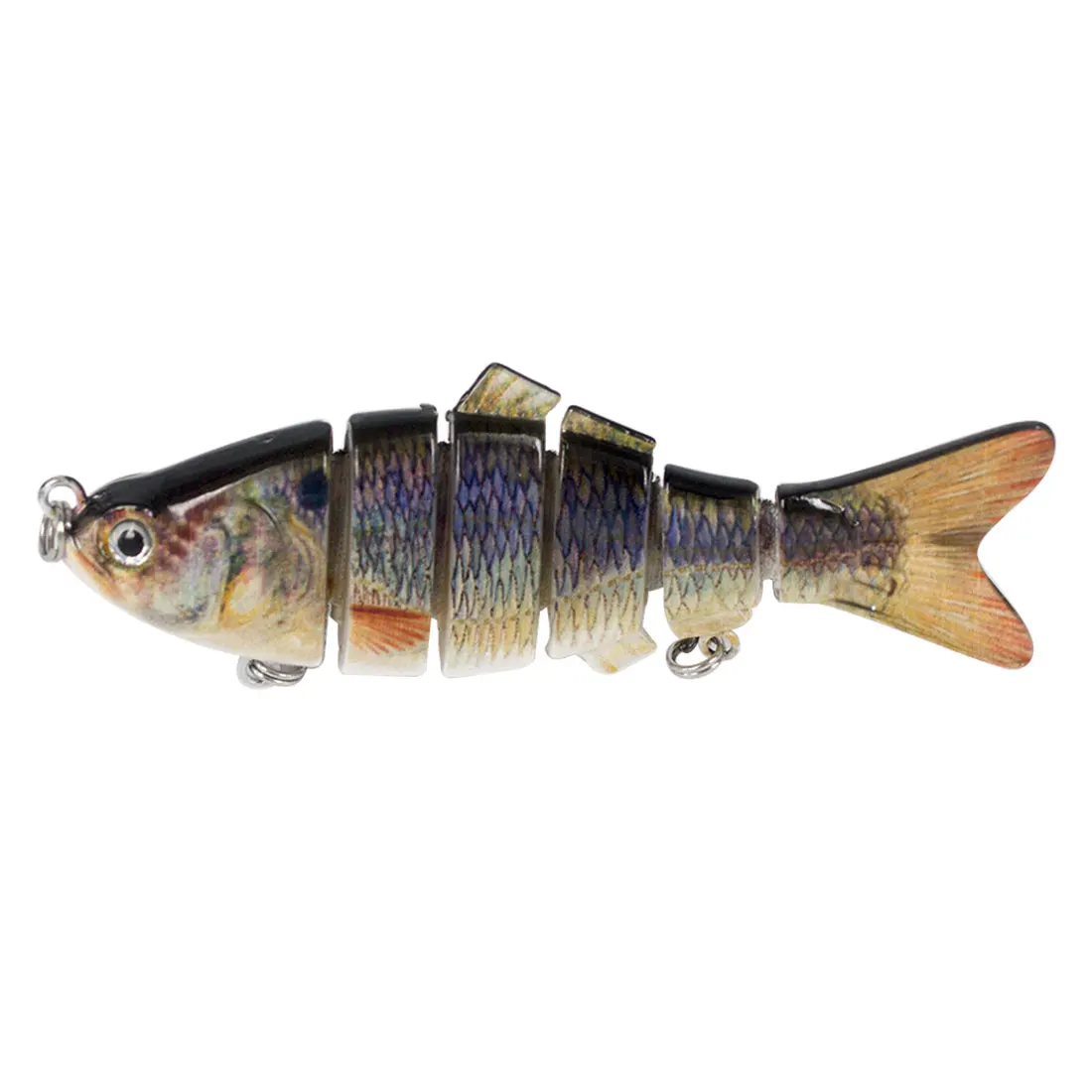 Рыбалка 6 сегментов Плавание приманка воблер рыболовные приманки с