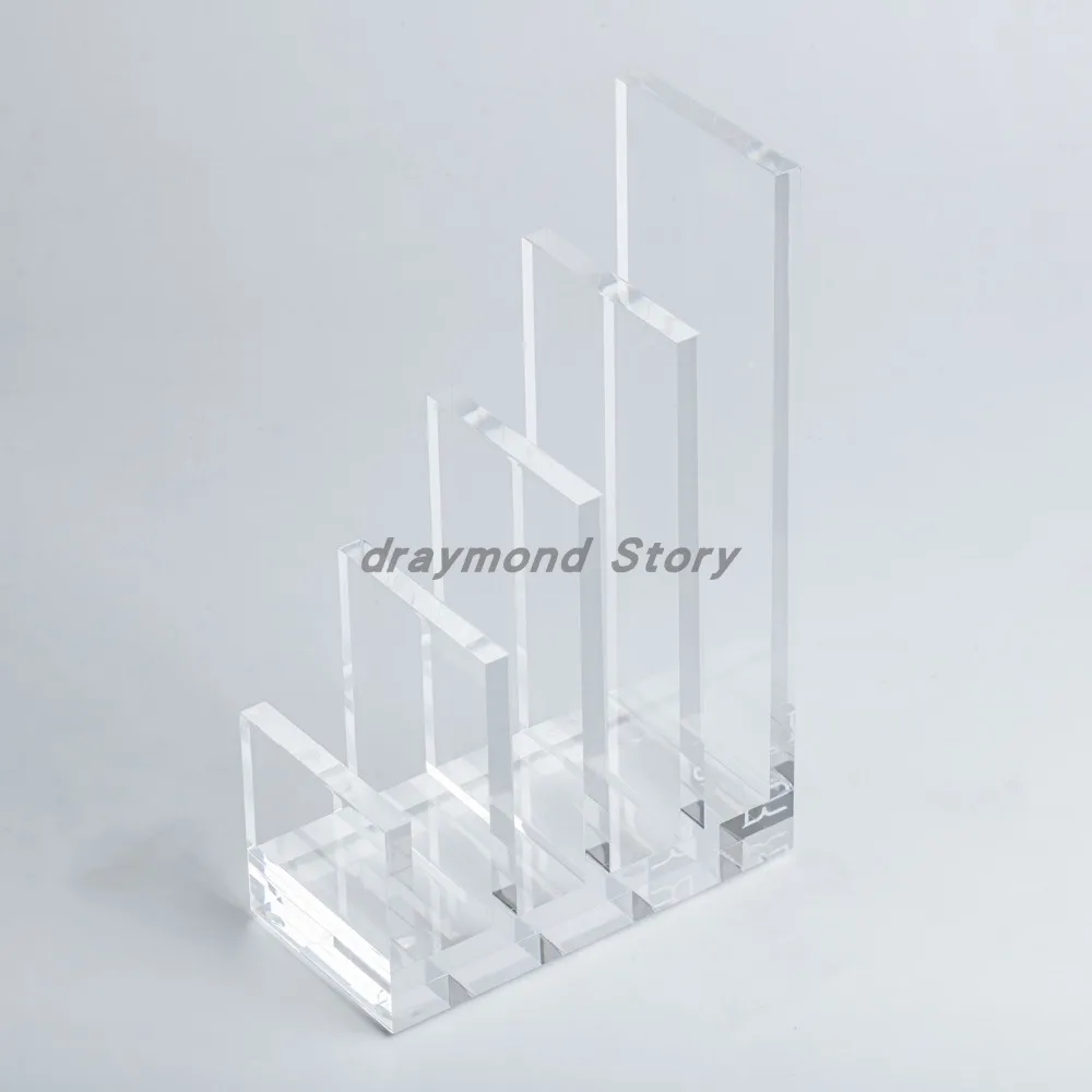 

Acrylic Gold Scissors and Acrylic Vertical File Organizer (5/16" Slot) with 7 Compartments stationery by Draymond Story