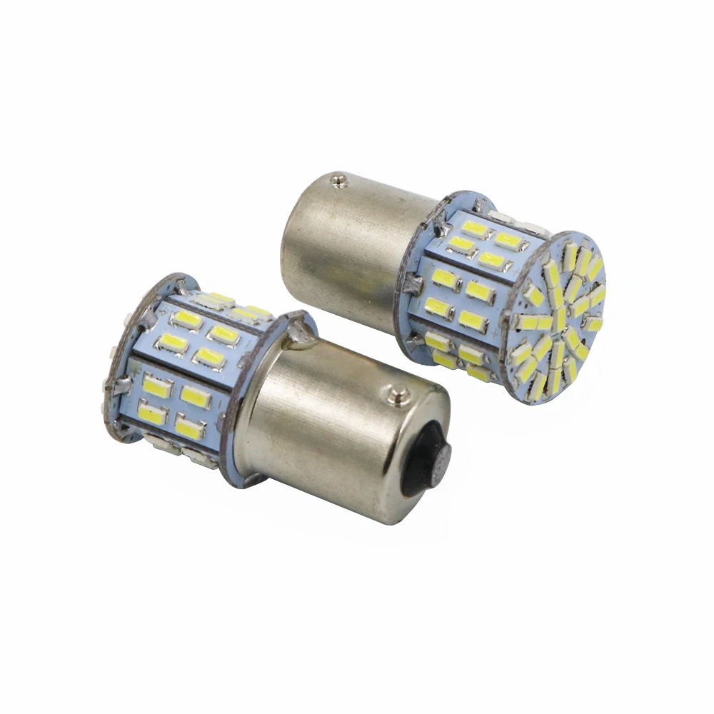 YSY 50 шт. 1156 BA15S P21W S25 3496 Автомобильные светодиодные лампы s 3014 SMD задний фонарь