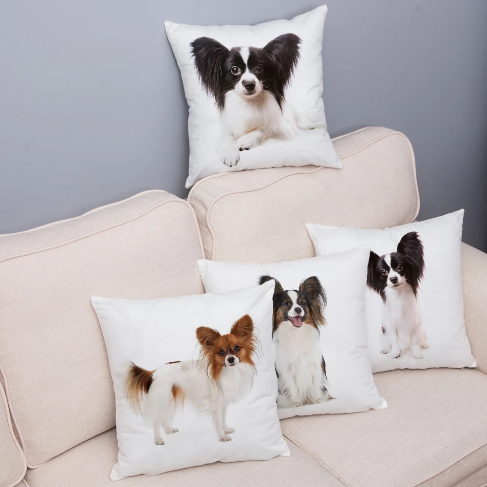 Симпатичные чехлы для подушек с изображением Испании и детской собаки супер