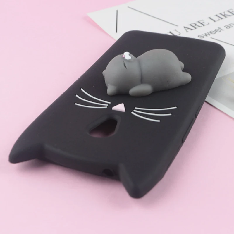 Милый японский блестящий чехол с котом для Meizu M2 mini M3S M5 M5S A5 M3 Note MX6 MX5 Pro 7 Plus Мягкий чехол с котом чехлы для телефонов