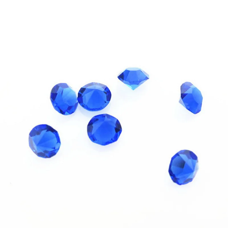 

New 100pcs September Birthstone Dark Blue 5mm 4mm Crystal Floating Charms Living Glass Memory Lockets Pendants DIY Jewelry