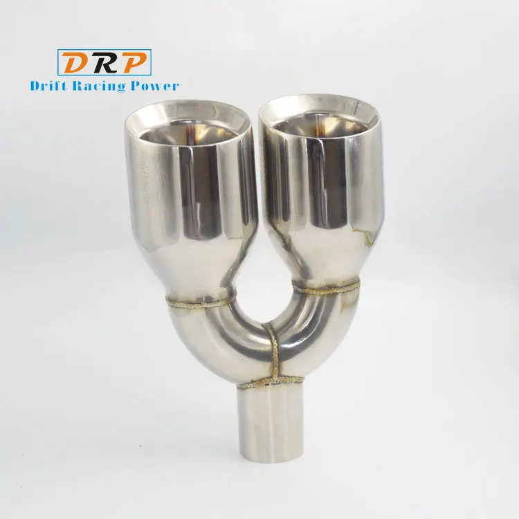 1 шт. наконечник выхлопной трубы из нержавеющей стали универсальный глушитель