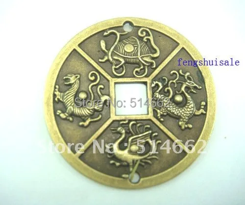 Четыре монеты небесных животных-Тигр черепаха дракон Феникс |