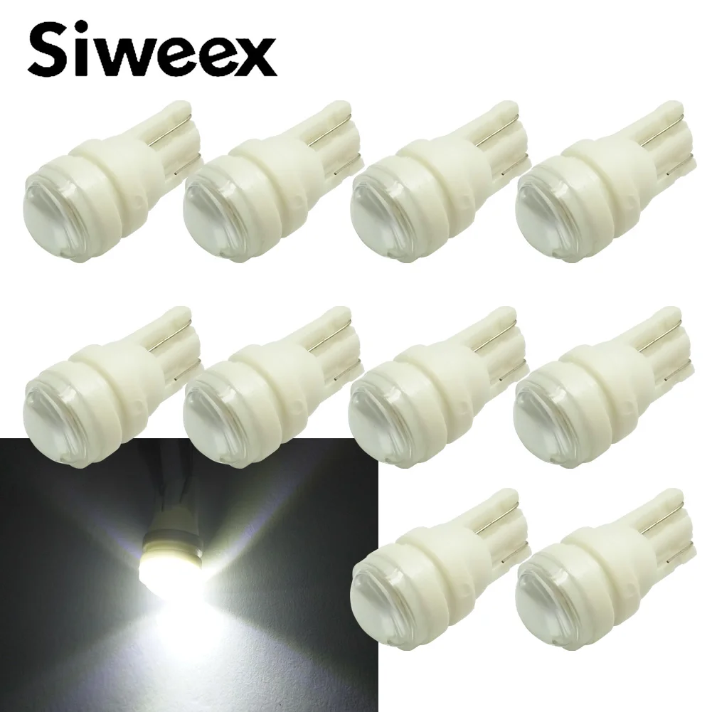 Супер яркий светодиодный 10 шт. Белая светодиодная лампочка в автомобиль T10 w5w 194 168