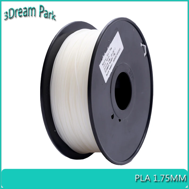 PLA 1.75mm Nature 3D Printer Filament 1kg Spool Dimensional accuracy 0.03mm For Createbot Makerbot RepRap Mendel etc | Компьютеры и