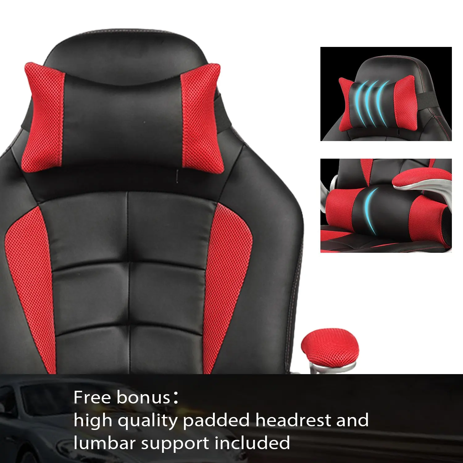 Игровой стул с высокой спинкой гоночная офисная компьютерная игровая спинка