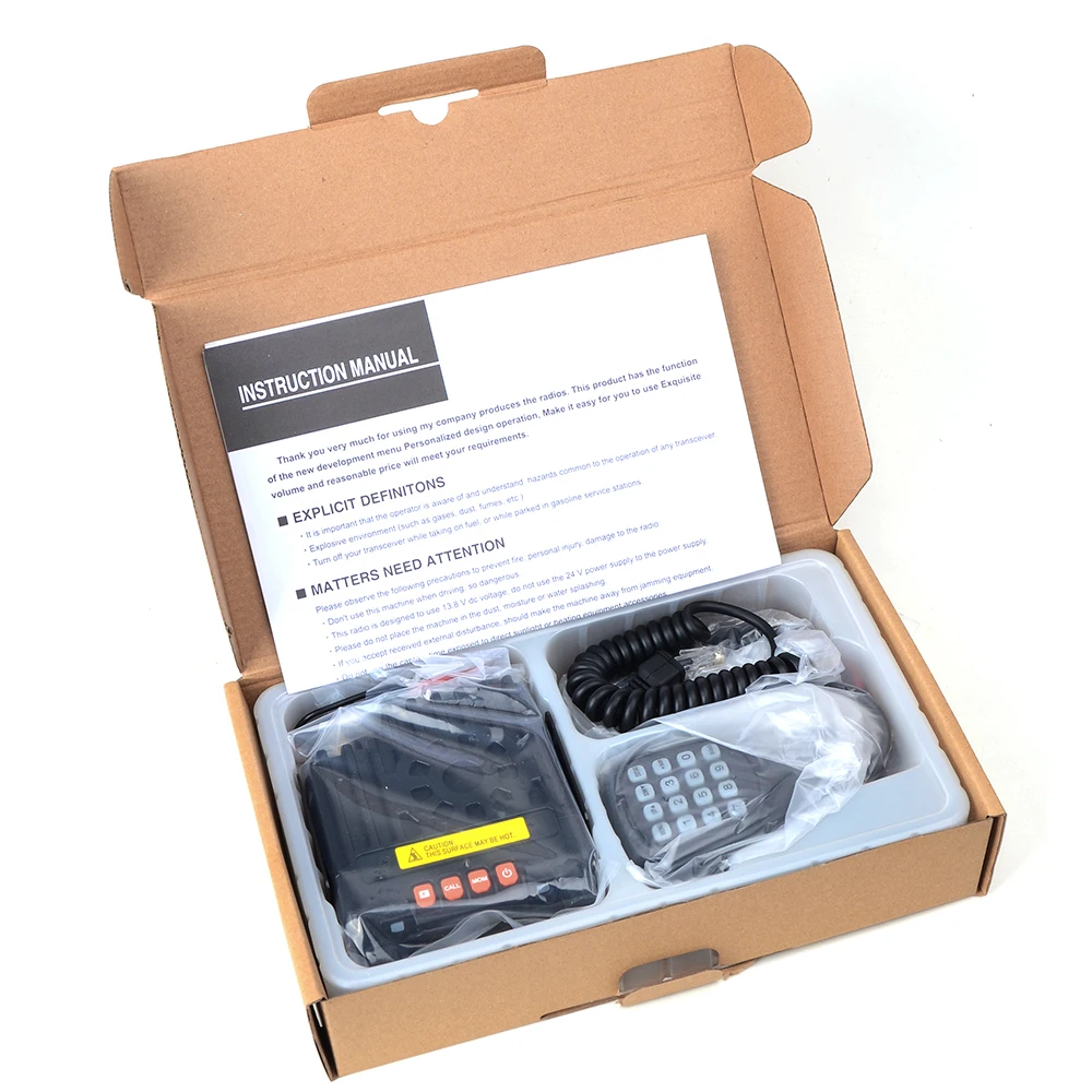 QYT KT 8900 25 Вт Высокая мощность мини мобильное радио двухдиапазонный двухстороннее
