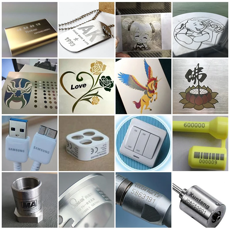 High quality metal and plastic cnc laser engraving machine marking logo code date number Qc bar | Инструменты