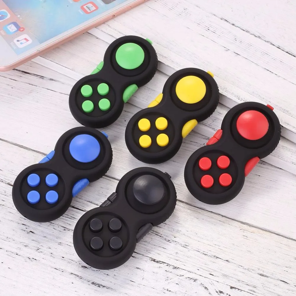 Новая игровая ручка игрушки пластиковое снятие стресса ручной антистресс коврик ключ аксессуары для мобильного телефона декомпрессионный подарок 5 цветов