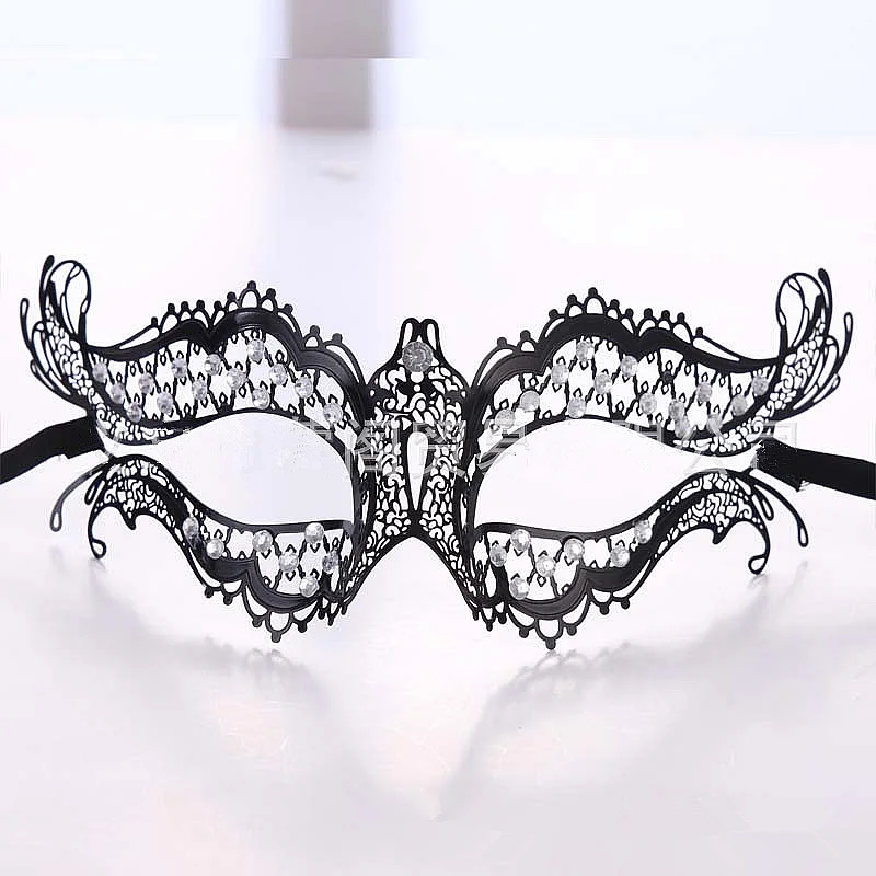 Черная Венецианская вампира Дневники металлическая филигрань mascarillas вечерние