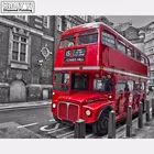 Полный алмаз 5D DIY алмазная живопись Лондон Винтаж автобус вышивка крестиком горный хрусталь мозаичная декоративная картина подарок
