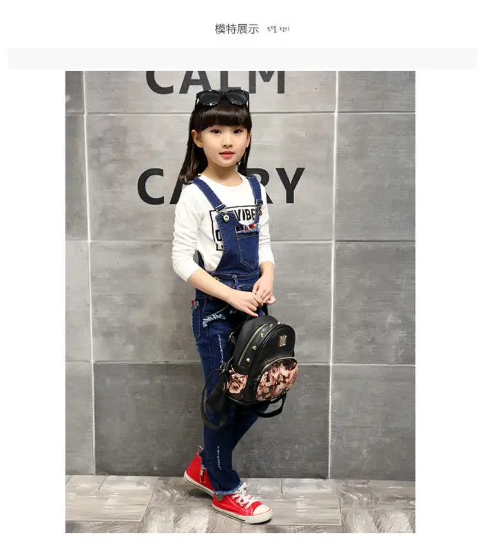 Джинсовый комбинезон для девочек 3 13 лет с карманами|girls jean overalls|jeans overalls for girlsoveralls