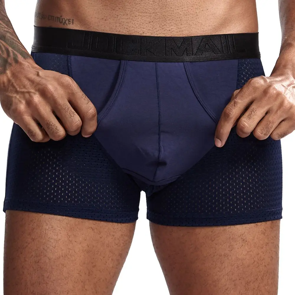 JOCKMAIL сексуальное мужское нижнее белье из модала боксерские шорты уход за пятнами