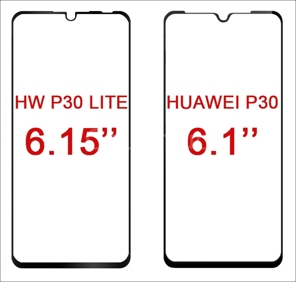 2.5D 9H Premium Tempered Glass for Huawei P30 Lite/Huawei Nova 4E Full Coverage Screen Protector Protective Films | Мобильные