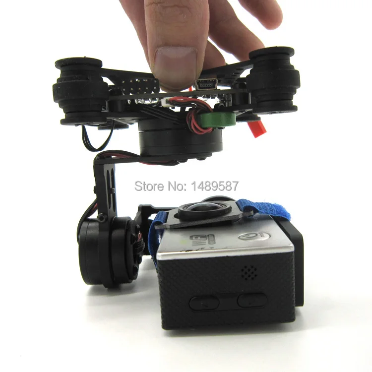 RTF CNC FPV 3 осевой бесщеточный карданный вал с мотором 2208 80T и 2804 100t контроллером Storm32