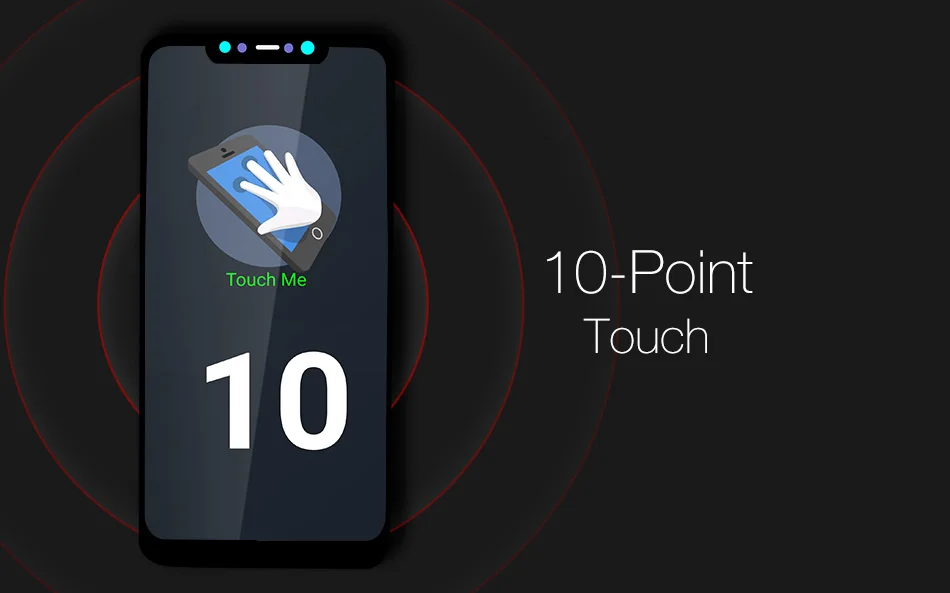 Оригинальный экран Xiaomi Poco F1 ЖК дисплей + рамка 10 Сенсорная панель Pocophone дигитайзер