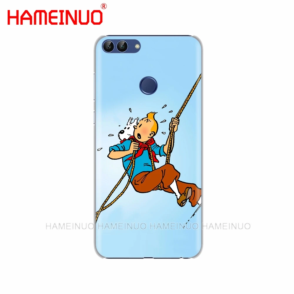 HAMEINUO Приключения Тинтин чехол для телефона Huawei NOVA 2 2S 3e PLUS LITE p smart 2018 enjoy 7s mate 7 8 9 10