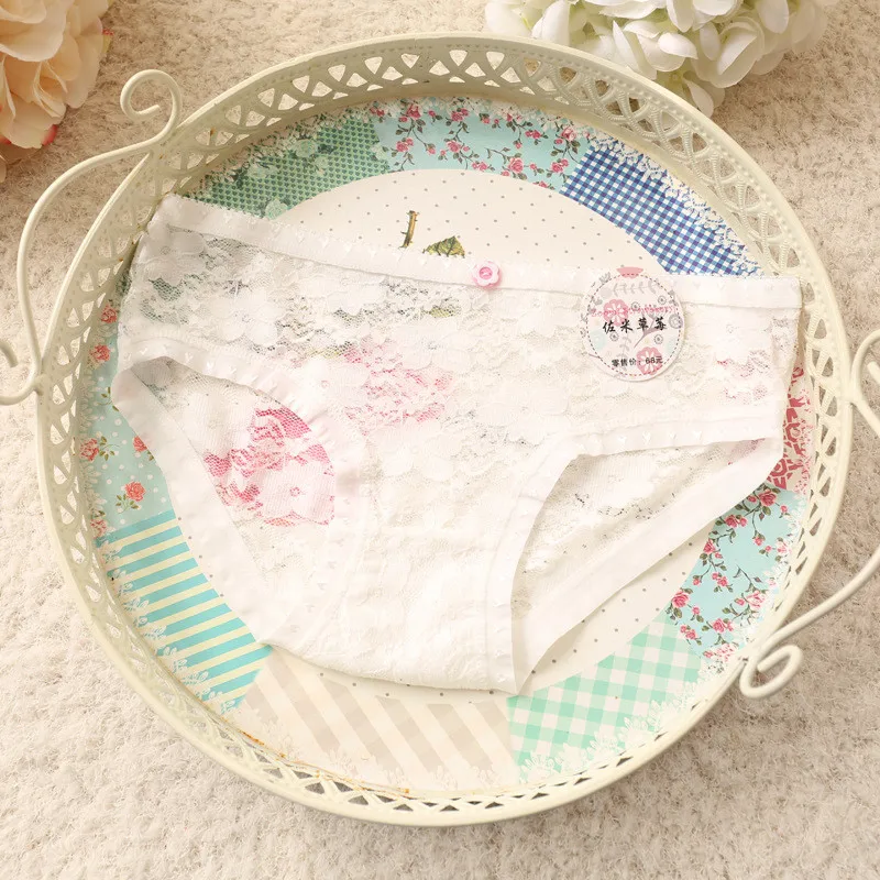 Женское нижнее белье кружевные трусики однотонные шорты для девочек подростков