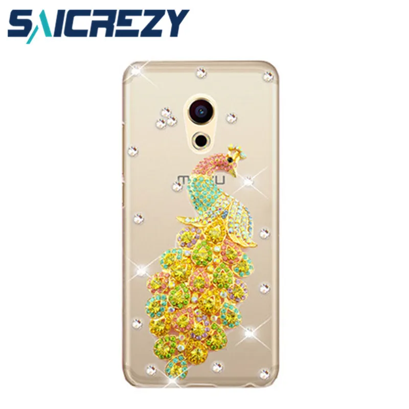 3D Блестящий Стразы Алмазный чехол для телефона meizu C9 Pro 6 6s M6T MX6 M5 M6 Note 8 9 Meizu M8 lite 16 M10