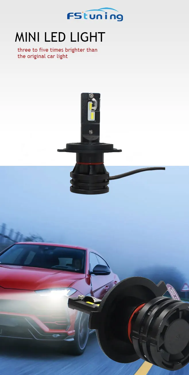 h4 светодиодные лампочки H7 H8 H9 9005 9006 H11 фар автомобиля луковицы 6500 k 6000Lm 12 V авто Мини-яркий светодиодный укладки лампы