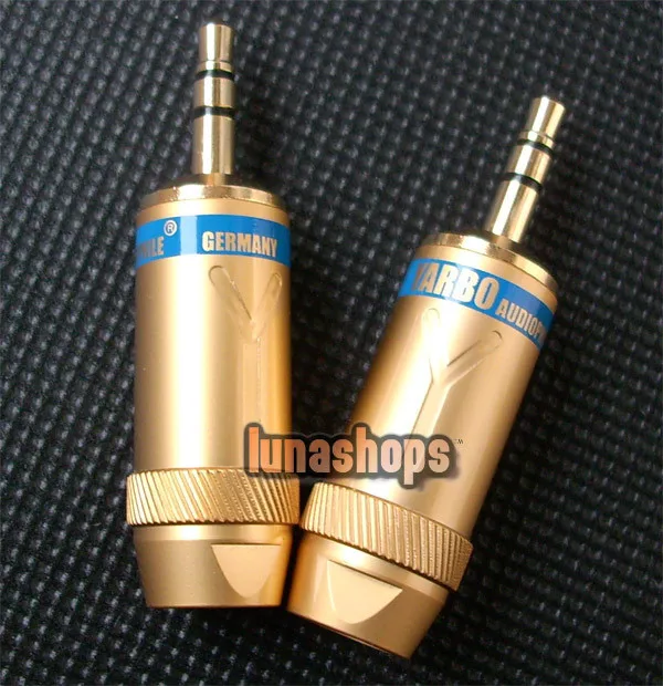 LN001247 YARBO GY-3.5GS-L 3,5 мм штекер позолоченный Тип припоя адаптер