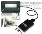 Автомобильный MP3-плеер Yatour Audio YTM06, цифровой музыкальный чейнджер для SCION, LEXUS, Toyota Camry, Celica, Corolla, USB, SD, AUX-адаптер
