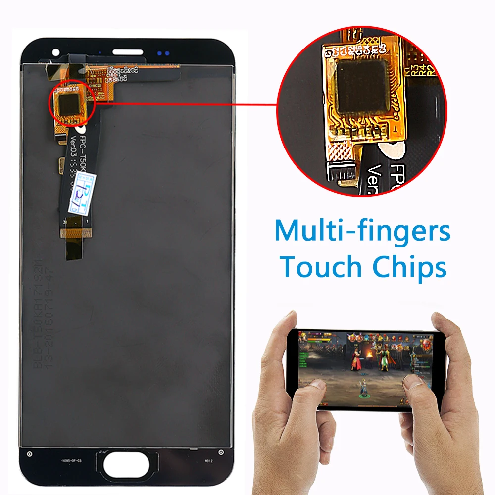 AAA качественный ЖК-дисплей для Meizu M2 mini, сотовый телефон, 5,0 дюймов, 1280*720, сенсорный экран m2, мини дигитайзер в сборе, рамка, Бесплатные инструменты