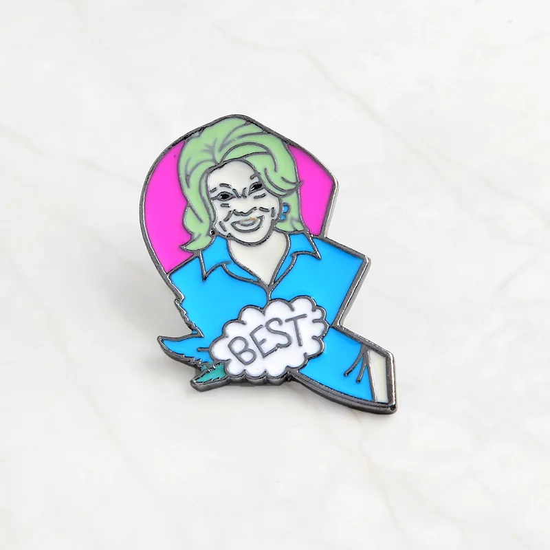 1 пара эмалированных булавок в форме сердца модная одежда украшения броши на