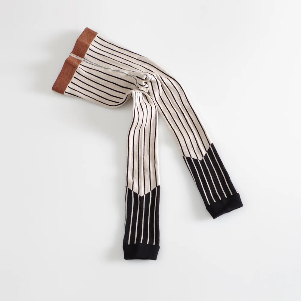 Striped Tights Высокое качество модные От 0 до 6 лет для маленьких мальчиков и девочек хлопковые носки детские гольфы для детей осенне-зимний утеплитель для ног - Цвет: Striped Tights