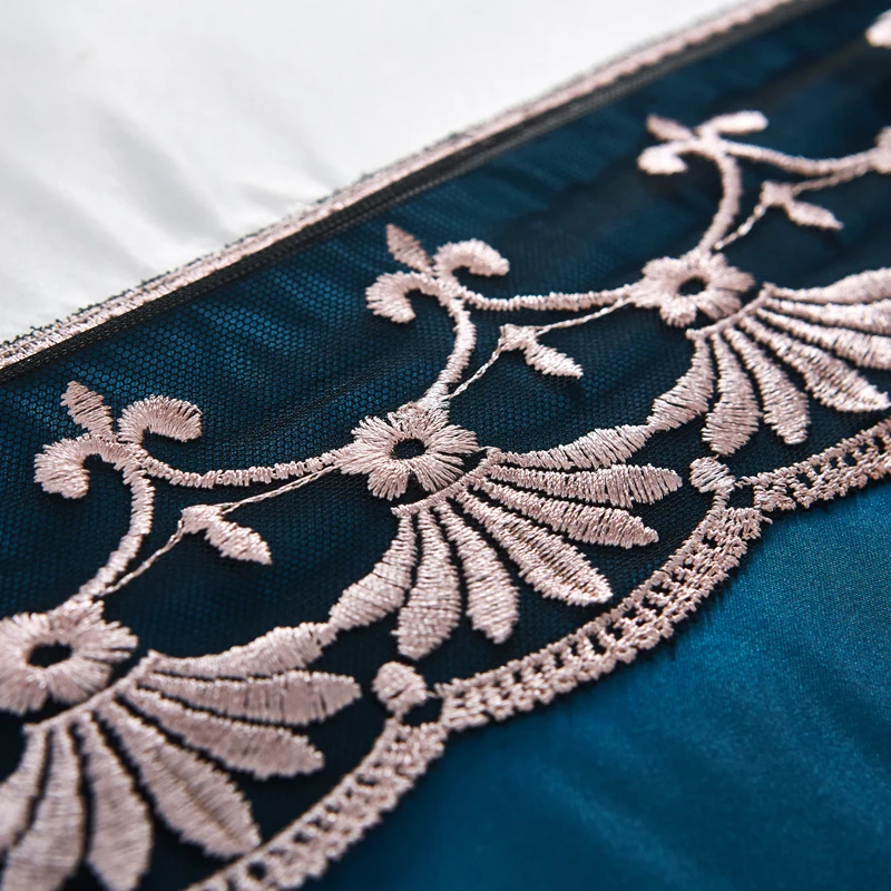 Новинка 2018 комплект постельного белья с шелковой вышивкой мягкое постельное