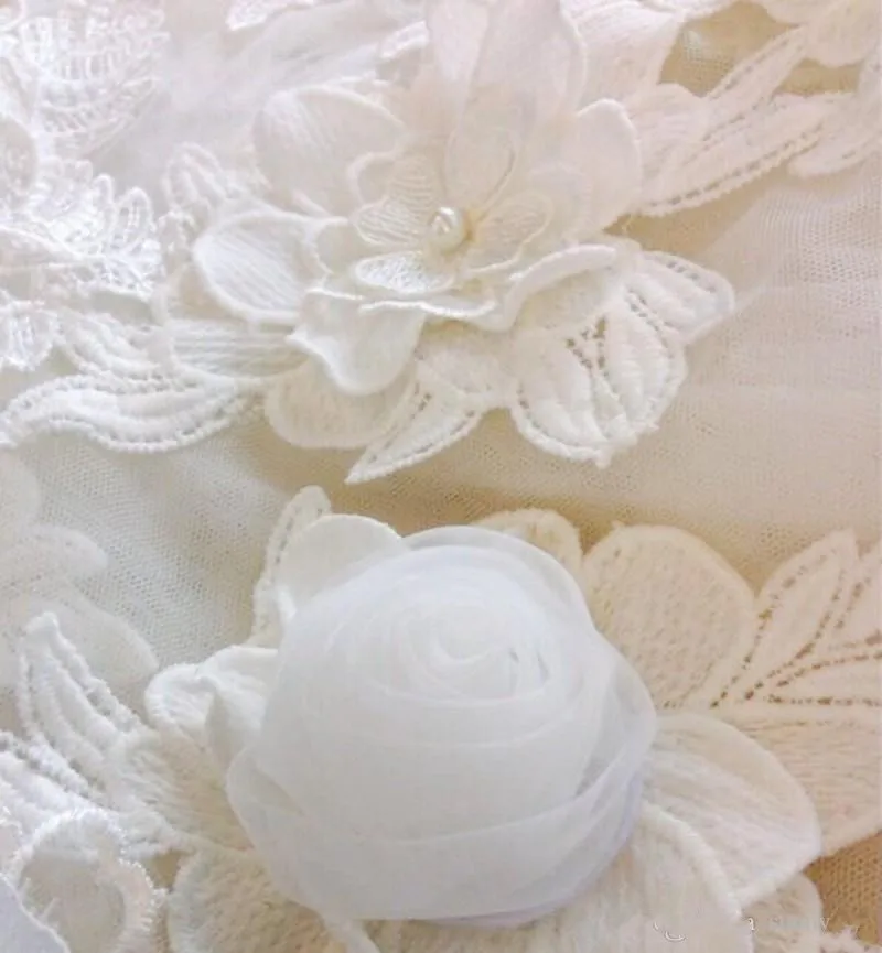 Wedding Veil Luxury Full Flowers 2017 Bridal accessories Long 3 Meters Lace Applique Cathedral casamento veils | Свадьбы и торжества