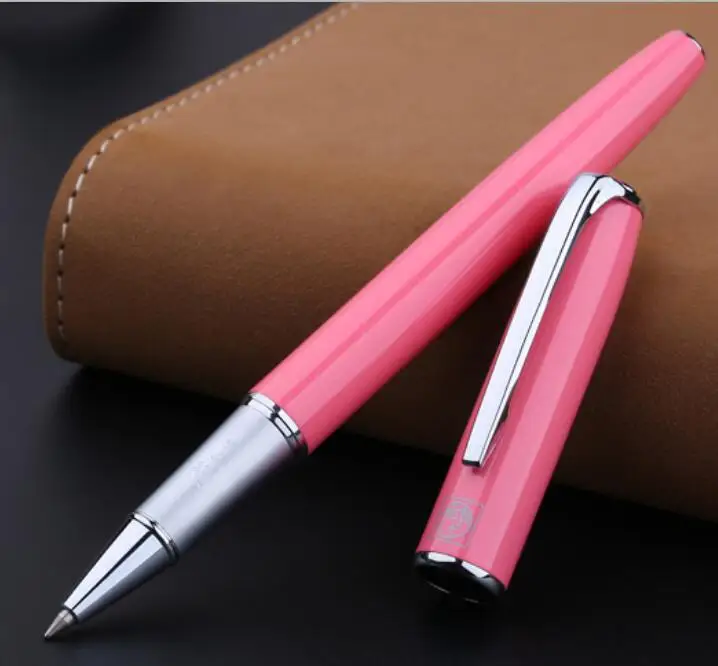 

Silver Clip Black Rollerball Pens Luxury Pimio 916 Good Writing Sign Pens with an Original Box School Supplies Gift Stationery