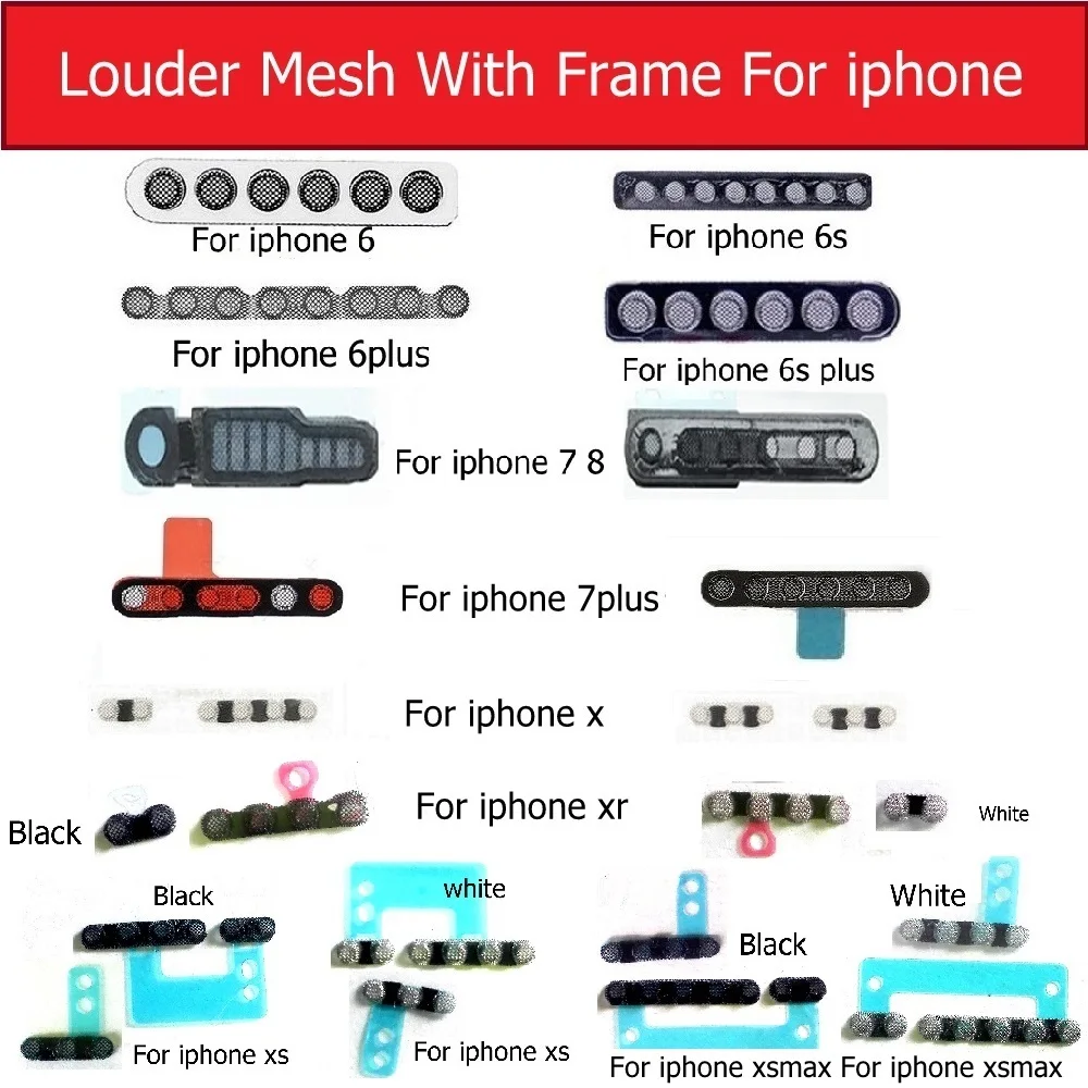 

Пылезащитная сетка для динамиков iPhone X, XS MAX, XR, se, 8/7/6/6s plus