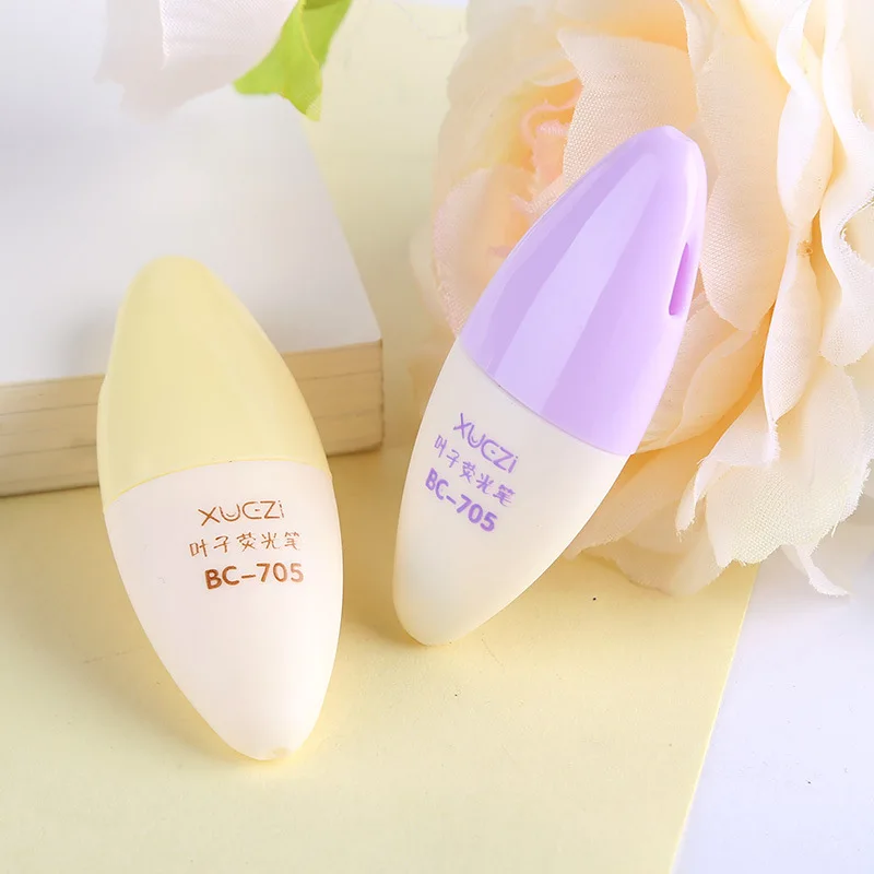 6 шт./лот фломастеры с листьями витаминные таблетки цветные ручки канцелярские