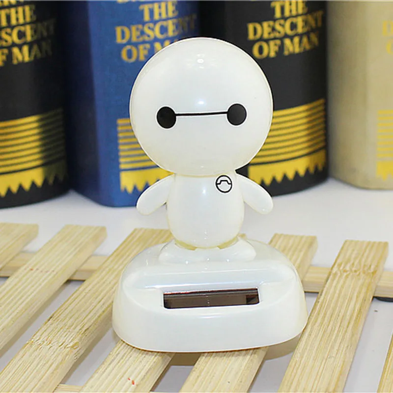 1 Baymax Автомобильные Игрушки для приборной панели ABS Материал креативный солнечный авто мультфильм качающаяся голова кукла подарок украшения аксессуары Автомобильные украшения - Название цвета: 1