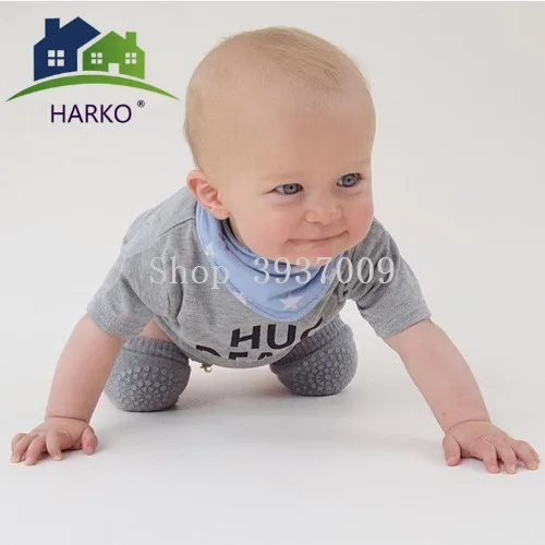 Мягкие противоскользящие наколенники для ползания, наколенники, получёсаный хлопок, махровые, для младенцев, детей, безопасность