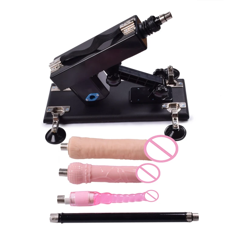 Автоматический выдвижной секс-пулемет секс-машина с искусственным и анальным