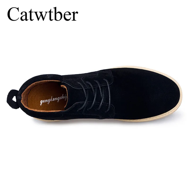 Catwtber Новый Открытый мужские полусапоги Классические Осенние Для Мужчин's