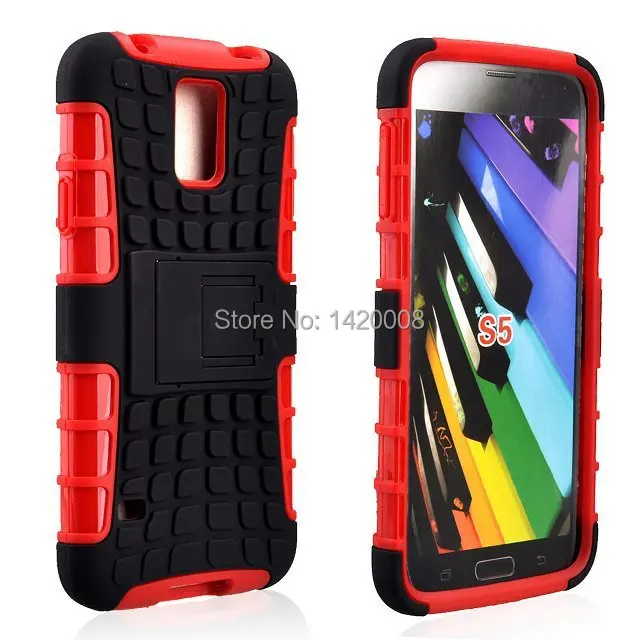 Dual Layer Hybrid Defender Protection Case For Samsung Galaxy S5 I9600 |