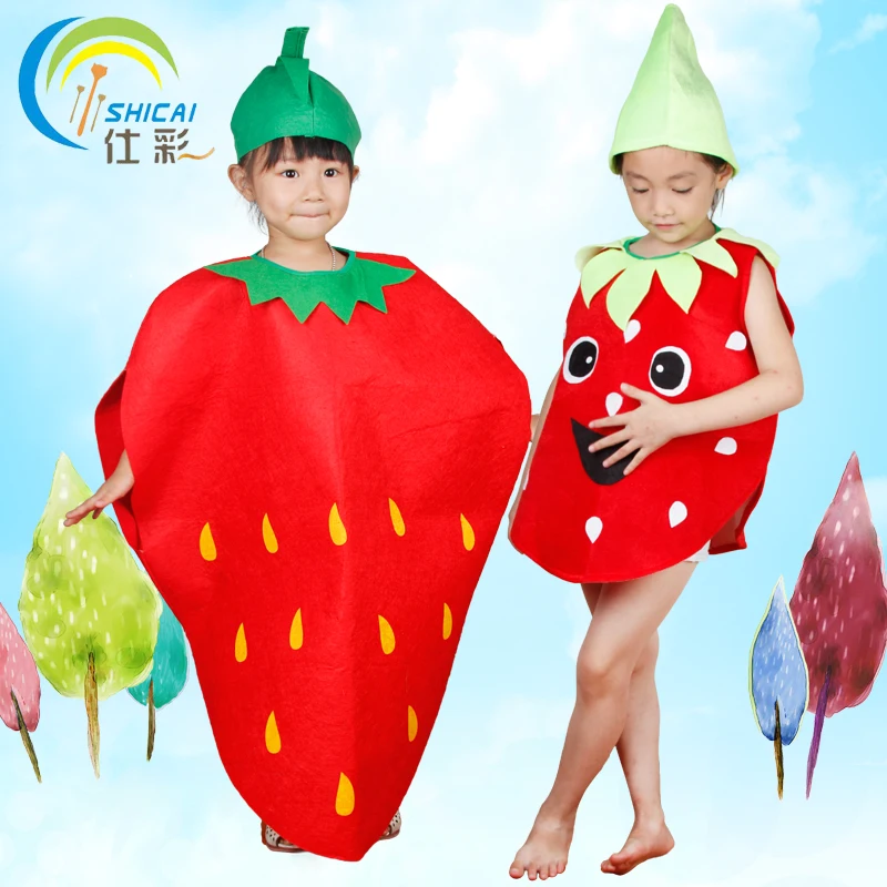 Костюмы с овощами и фруктами детская одежда маскарадный костюм для