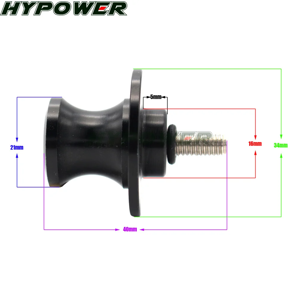 Алюминиевые катушки для мотоциклов с ЧПУ винты-Слайдеры Kawasaki ZZ-R1400 ZZR 1400 2006-2016 |